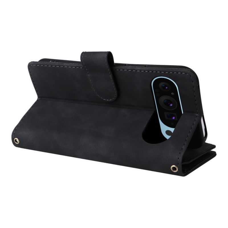 Δερματινη Θηκη Google Pixel 10 / 10 Pro Πορτοφόλι Με Φερμουάρ