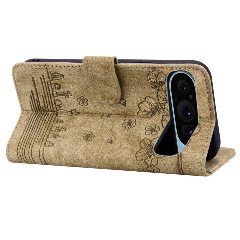 Δερματινη Θηκη Google Pixel 10 / 10 Pro Σκηνή Γάτας