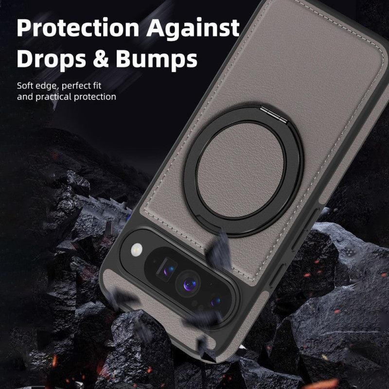 Δερματινη Θηκη Google Pixel 10 / 10 Pro Συμβατή Βάση Δαχτυλιδιών Magsafe Σιλικόνης