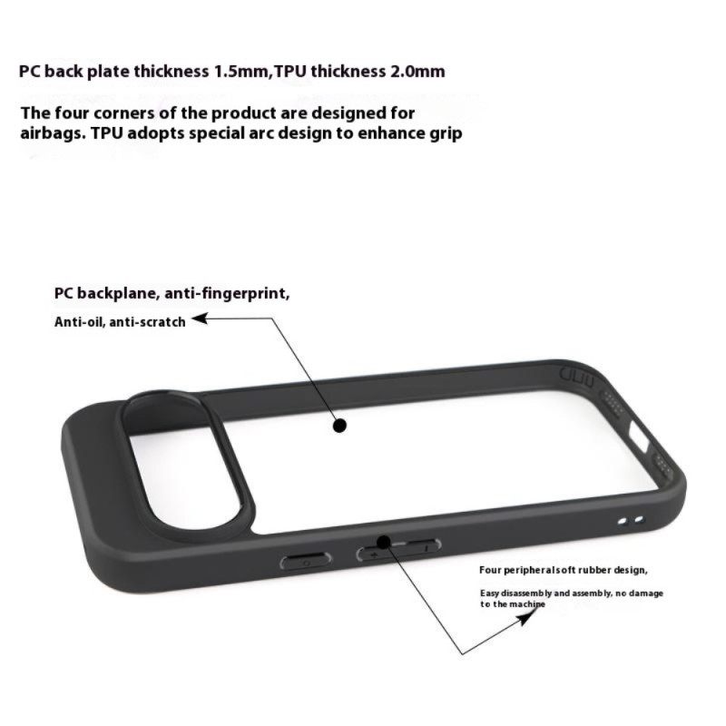 Κάλυμμα Google Pixel 10 / 10 Pro Διαφανής Σχεδιασμός Με Χείλος Σιλικόνης Σιλικόνης