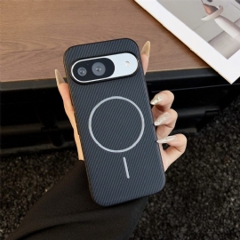 Κάλυμμα Google Pixel 10 / 10 Pro Συμβατή Με Magsafe Υφή Ινών Άνθρακα Σιλικόνης