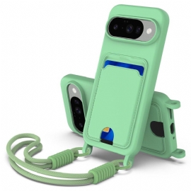 Κάλυμμα Google Pixel 10 / 10 Pro Θήκες Κινητών Θήκη Καρτών Με Κορδόνι