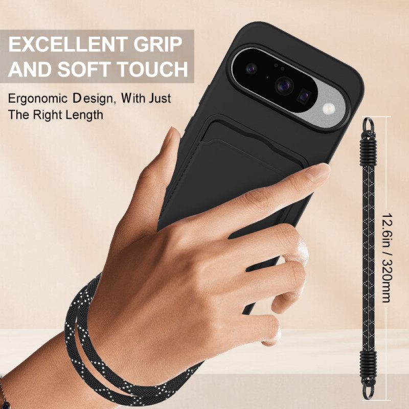 Κάλυμμα Google Pixel 10 / 10 Pro Θήκες Κινητών Θήκη Καρτών Με Κορδόνι