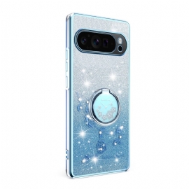 Κάλυμμα Google Pixel 10 / 10 Pro Θήκη Kadem Με Στρας Και Δαχτυλίδι Σιλικόνης