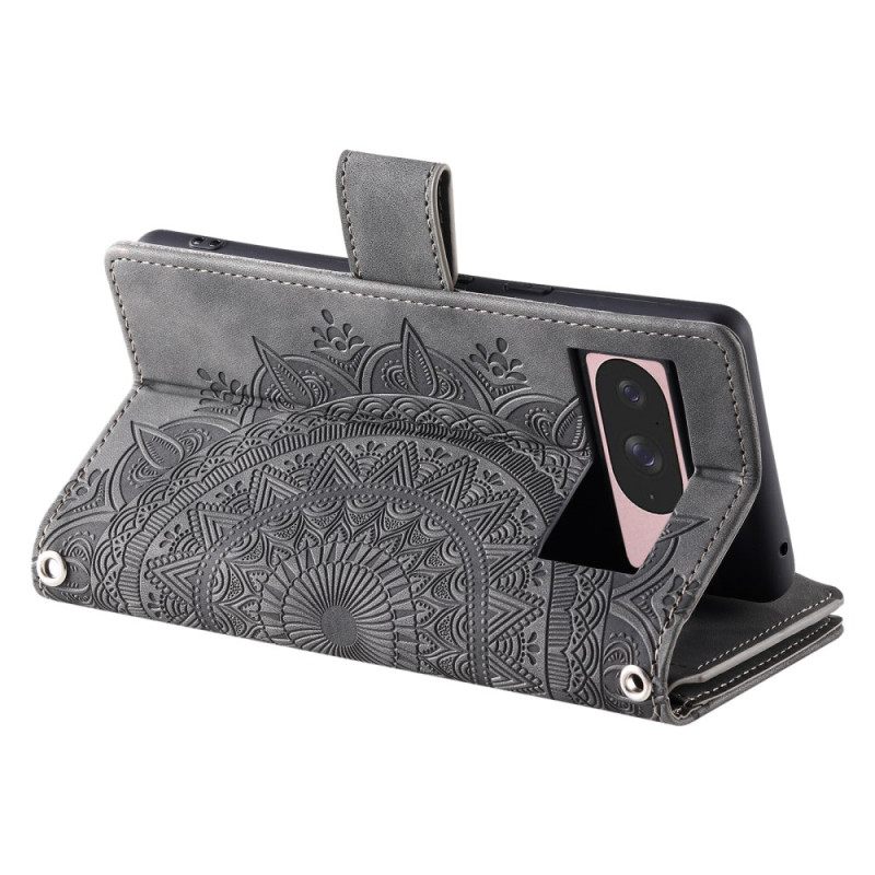 Θηκη Κινητου Google Pixel 10 / 10 Pro Πορτοφόλι Με Εφέ Σουέτ Μάνταλα