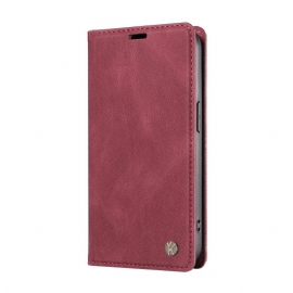 Δερματινη Θηκη Xiaomi Redmi Note 13 4g Yikatu Suede Effect