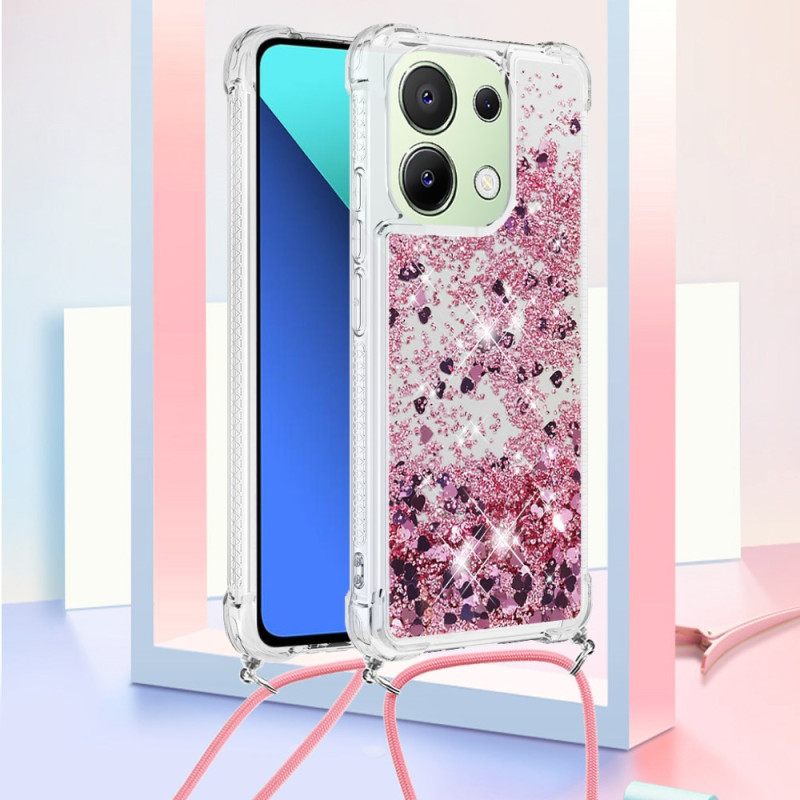 Κάλυμμα Xiaomi Redmi Note 13 4g Θήκες Κινητών Κορδόνι Με Παγιέτες