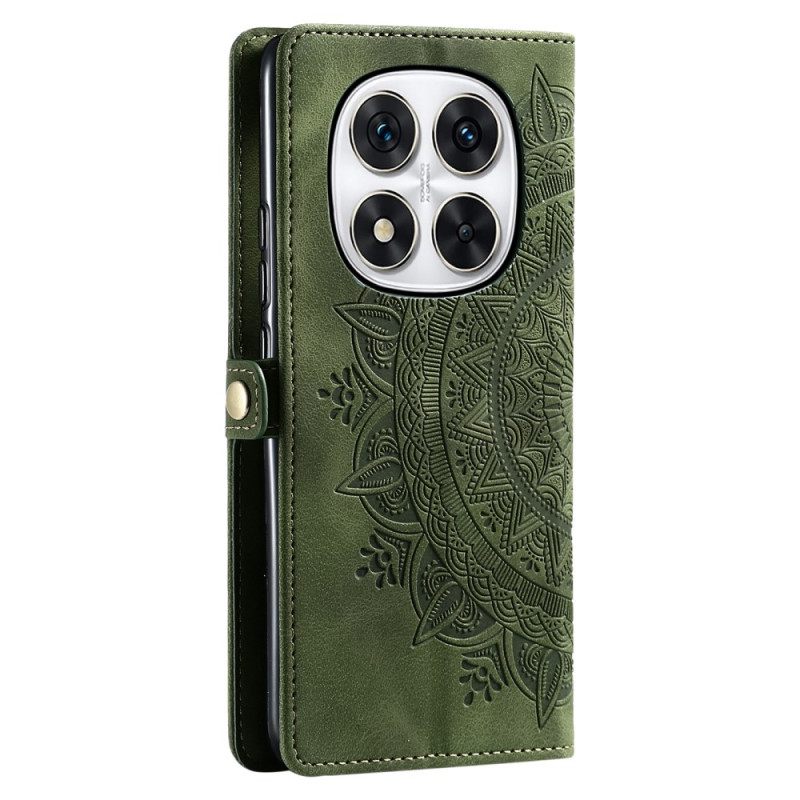 Δερματινη Θηκη Xiaomi Redmi Note 14 Pro 5g Εφέ Σουέτ Μάνταλα