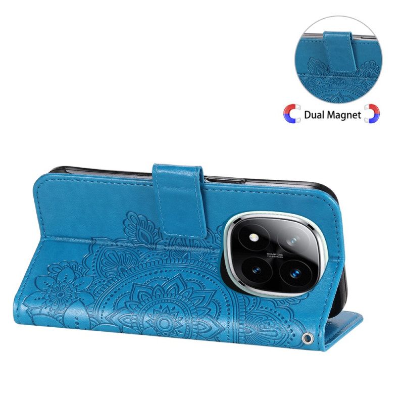 Δερματινη Θηκη Xiaomi Redmi Note 14 Pro 5g Εκτύπωση Μάνταλα