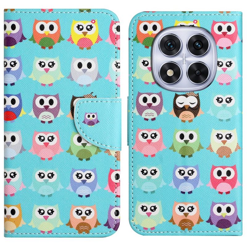 Δερματινη Θηκη Xiaomi Redmi Note 14 Pro 5g Φυλή Κουκουβάγιας