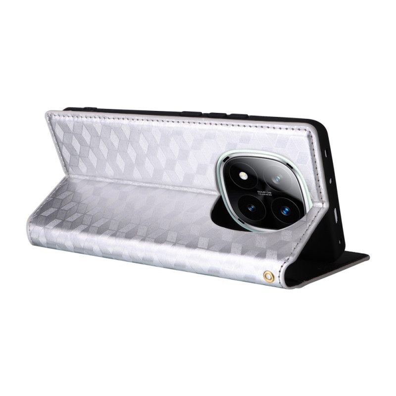 Δερματινη Θηκη Xiaomi Redmi Note 14 Pro 5g Γυαλιστερό Τρισδιάστατο Μοτίβο