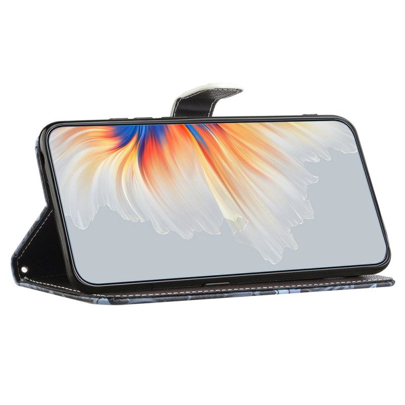 Δερματινη Θηκη Xiaomi Redmi Note 14 Pro 5g Μαύρη Γάτα