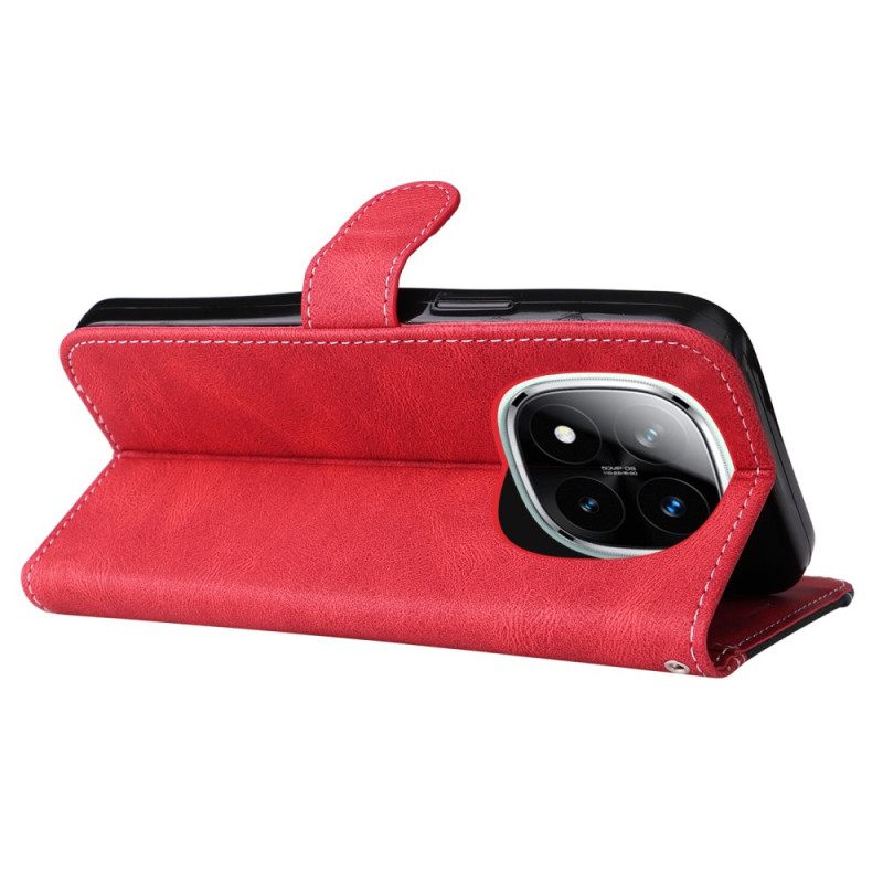 Δερματινη Θηκη Xiaomi Redmi Note 14 Pro 5g Τρίχρωμο Λουρί Σιλικόνης