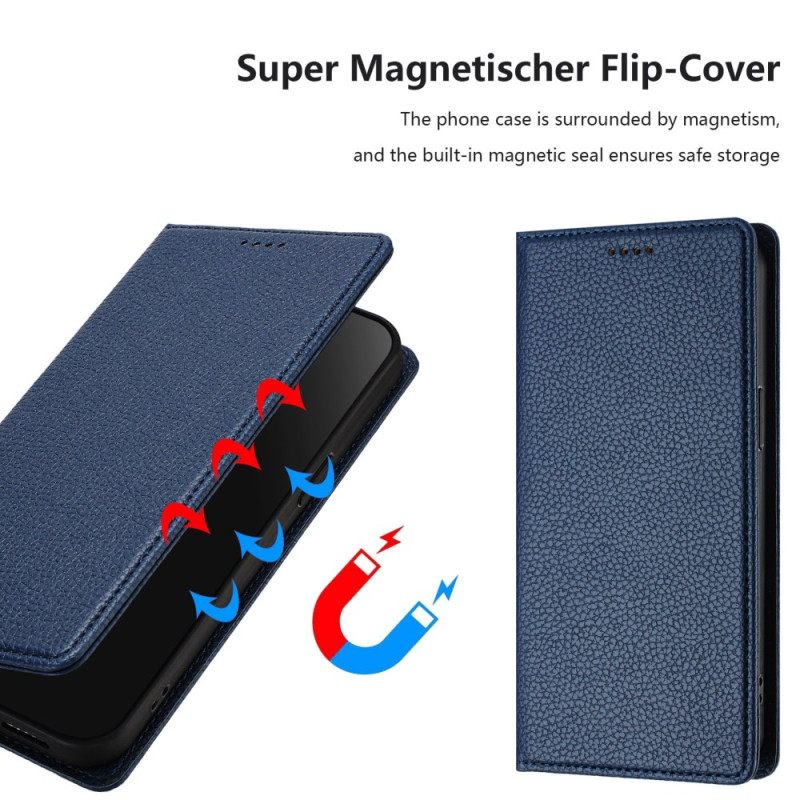 Flip Case Für Xiaomi Redmi Note 14 Pro 5g Strukturierter Rfid-schutz