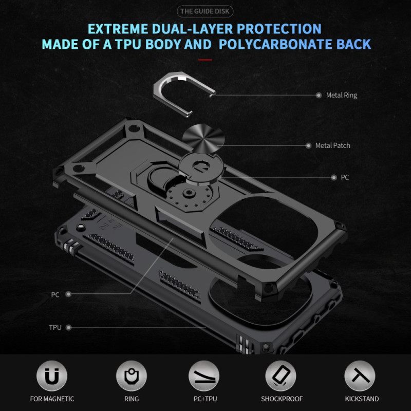 Κάλυμμα Xiaomi Redmi Note 14 Pro 5g Ανθεκτική Στήριξη Δαχτυλιδιού