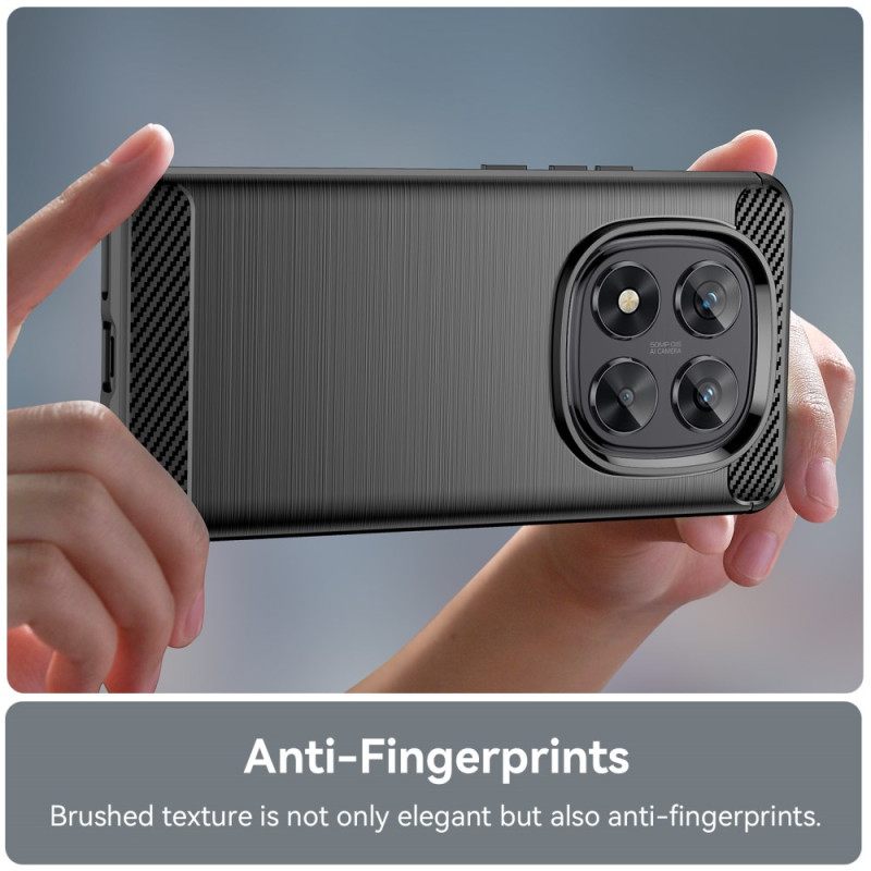 Κάλυμμα Xiaomi Redmi Note 14 Pro 5g Βουρτσισμένο Ανθρακονήματα