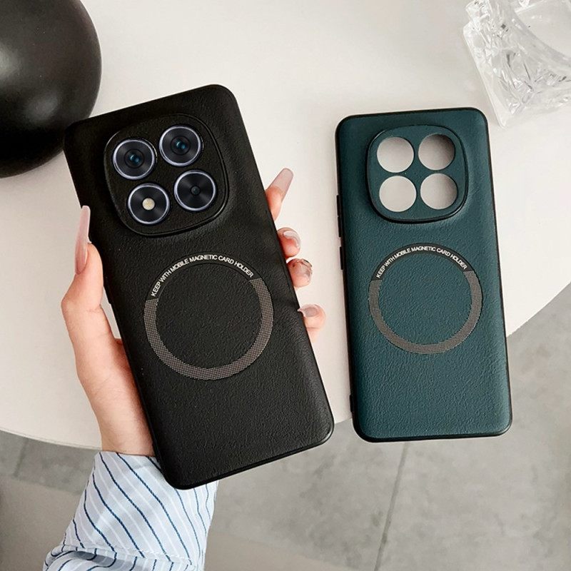 Κάλυμμα Xiaomi Redmi Note 14 Pro 5g Εφέ Δέρματος Συμβατό Με Magsafe