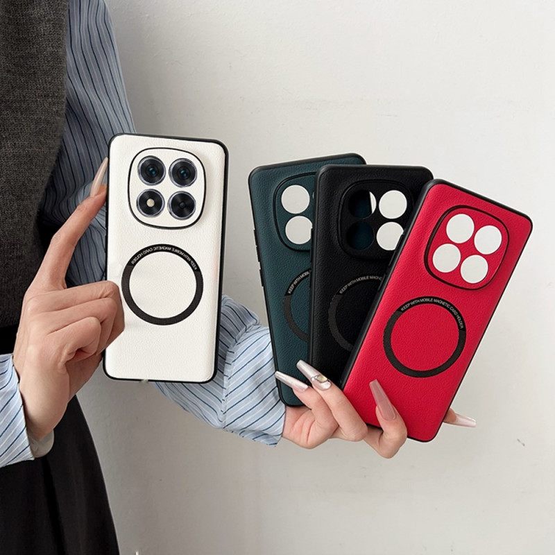 Κάλυμμα Xiaomi Redmi Note 14 Pro 5g Εφέ Δέρματος Συμβατό Με Magsafe