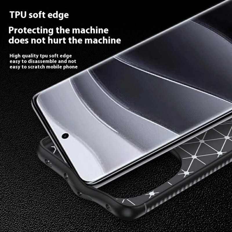 Κάλυμμα Xiaomi Redmi Note 14 Pro 5g Κλασική Ίνα Άνθρακα