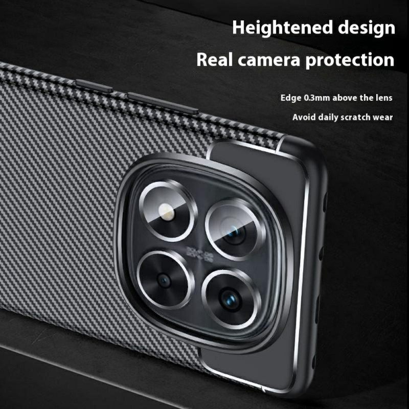 Κάλυμμα Xiaomi Redmi Note 14 Pro 5g Κλασική Ίνα Άνθρακα