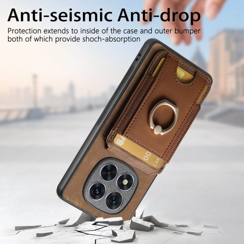 Κάλυμμα Xiaomi Redmi Note 14 Pro 5g Μαγνητική Θήκη Καρτών Με Κάθετο Πτερύγιο