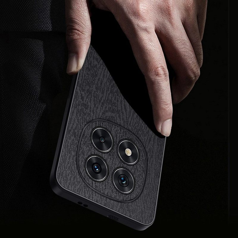 Κάλυμμα Xiaomi Redmi Note 14 Pro 5g Υφασμάτινο Δέρμα Με Υφή Σιλικόνης