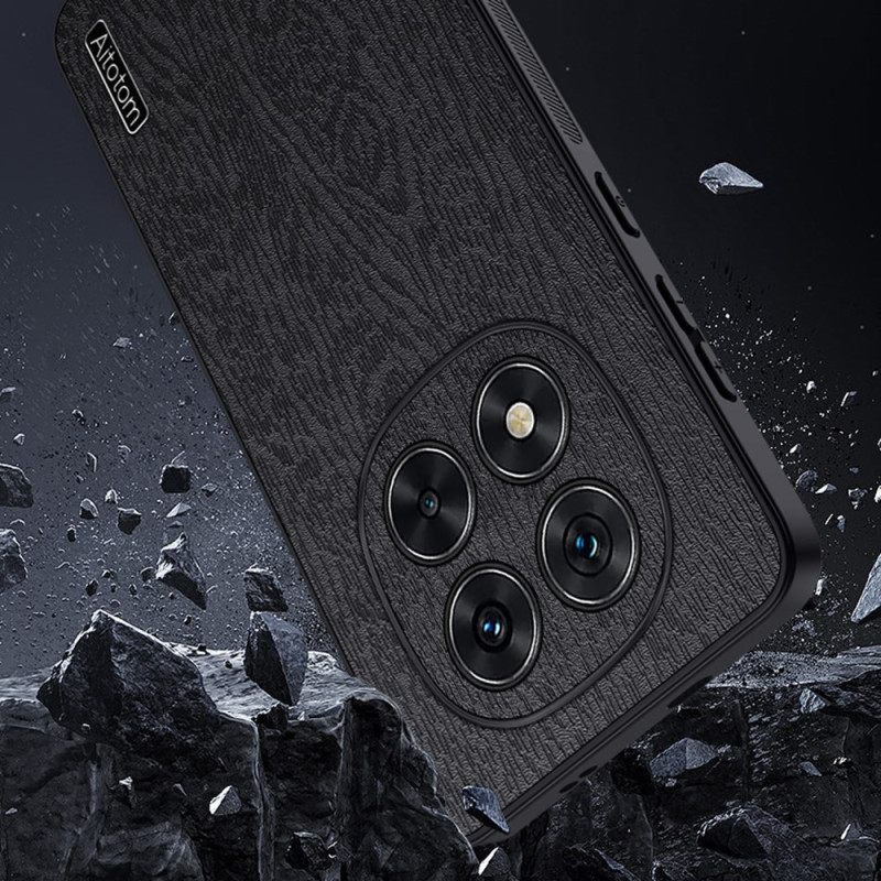 Κάλυμμα Xiaomi Redmi Note 14 Pro 5g Υφασμάτινο Δέρμα Με Υφή Σιλικόνης