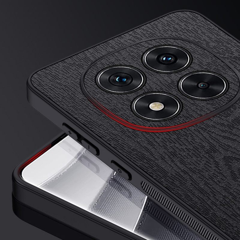 Κάλυμμα Xiaomi Redmi Note 14 Pro 5g Υφασμάτινο Δέρμα Με Υφή Σιλικόνης