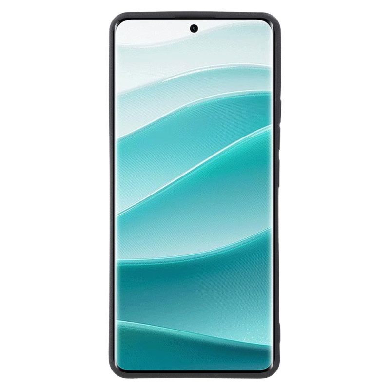 Κάλυμμα Xiaomi Redmi Note 14 Pro 5g Υφή Δέρματος Σιλικόνης