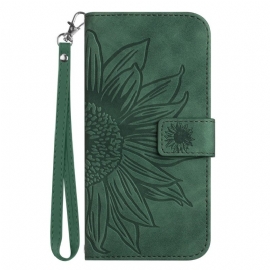 Lederhüllen Für Xiaomi Redmi Note 14 Pro 5g Sonnenblumenmuster