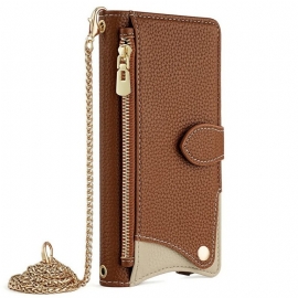 Θηκη Κινητου Xiaomi Redmi Note 14 Pro 5g Θήκες Κινητών Πορτοφόλι Με Αλυσίδα