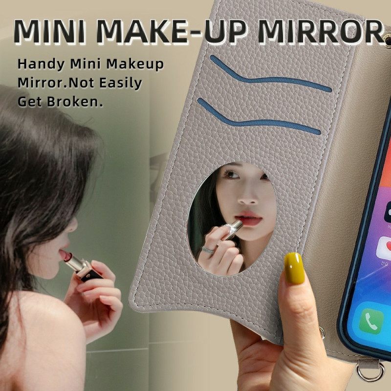 Θηκη Κινητου Xiaomi Redmi Note 14 Pro 5g Θήκες Κινητών Πορτοφόλι Με Αλυσίδα