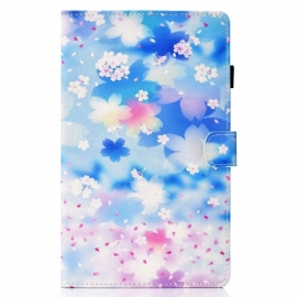 Κάλυμμα Samsung Galaxy Tab S5e Ακουαρέλα Λουλούδια