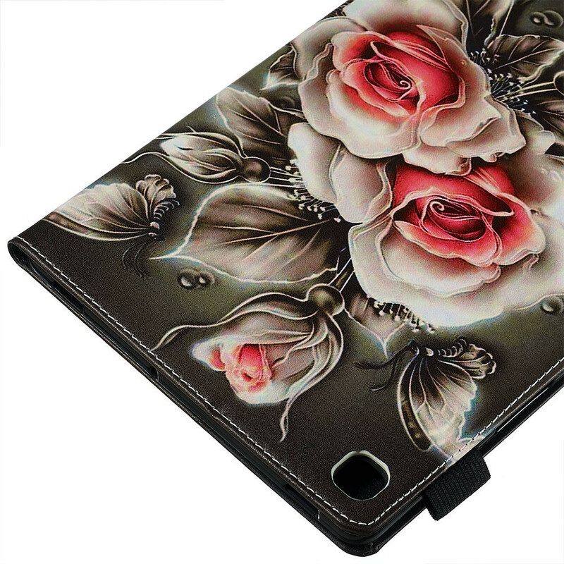 Κάλυμμα Samsung Galaxy Tab S5e Μπουκέτο Λουλούδια
