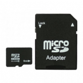 Κάρτα Micro Sd 8 Gb Με Προσαρμογέα Sd
