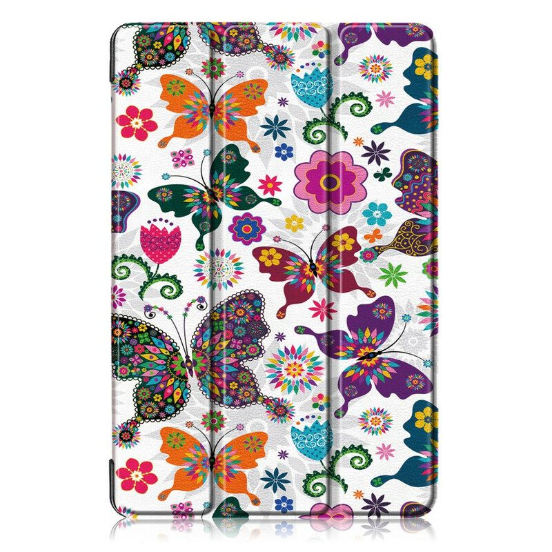θηκη κινητου Samsung Galaxy Tab S5e Βελτιωμένες Πεταλούδες Και Λουλούδια