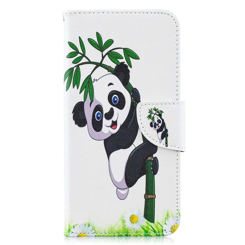 Κάλυμμα Samsung Galaxy A10 Panda On Bamboo