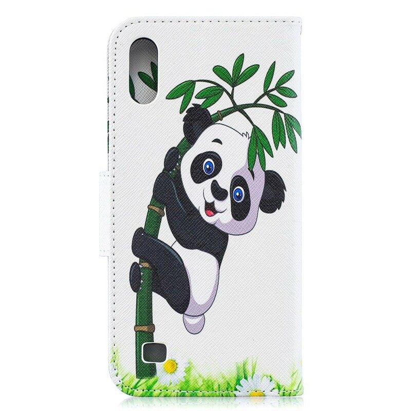 Κάλυμμα Samsung Galaxy A10 Panda On Bamboo