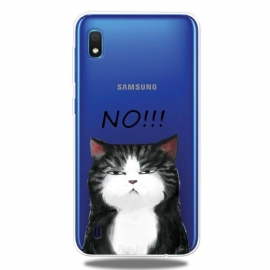 Θήκη Samsung Galaxy A10 Η Γάτα Που Λέει Όχι