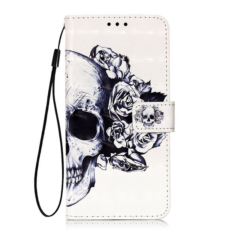 Κάλυμμα Sony Xperia 5 Floral Skull