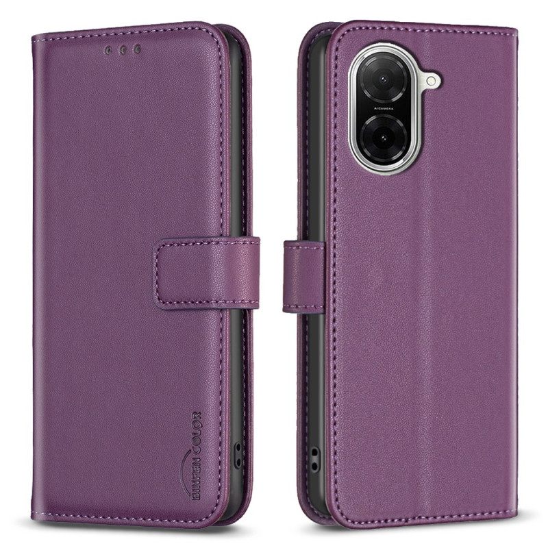 Δερματινη Θηκη Poco C71 Binfen Color Τεχνητό Δέρμα