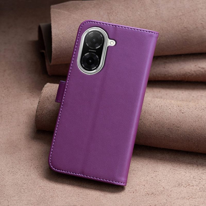 Δερματινη Θηκη Poco C71 Binfen Color Τεχνητό Δέρμα