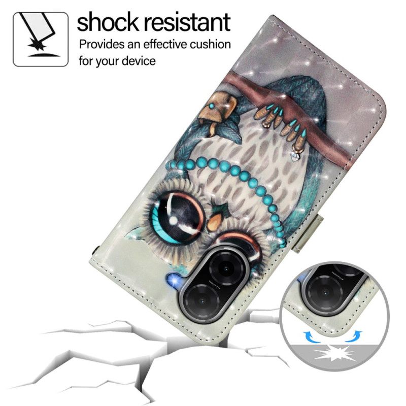 Δερματινη Θηκη Poco C71 Δεσποινίς Κουκουβάγια