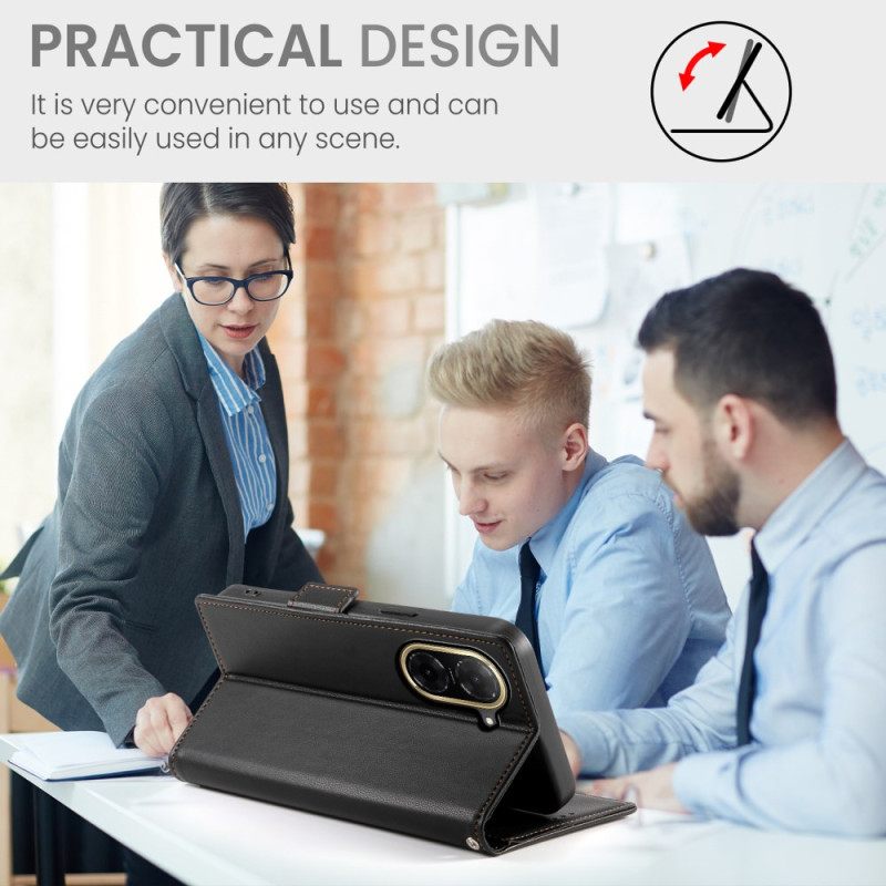 Δερματινη Θηκη Poco C71 Διπλό Κούμπωμα Φινέτ