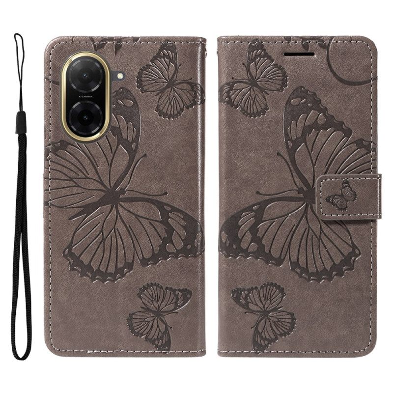 Δερματινη Θηκη Poco C71 Γιγάντιες Πεταλούδες