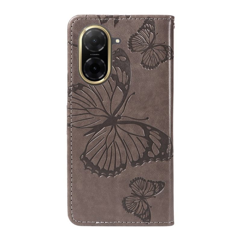 Δερματινη Θηκη Poco C71 Γιγάντιες Πεταλούδες