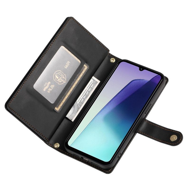 Δερματινη Θηκη Poco C71 Ιμάντας Και Ιμάντας Ώμου