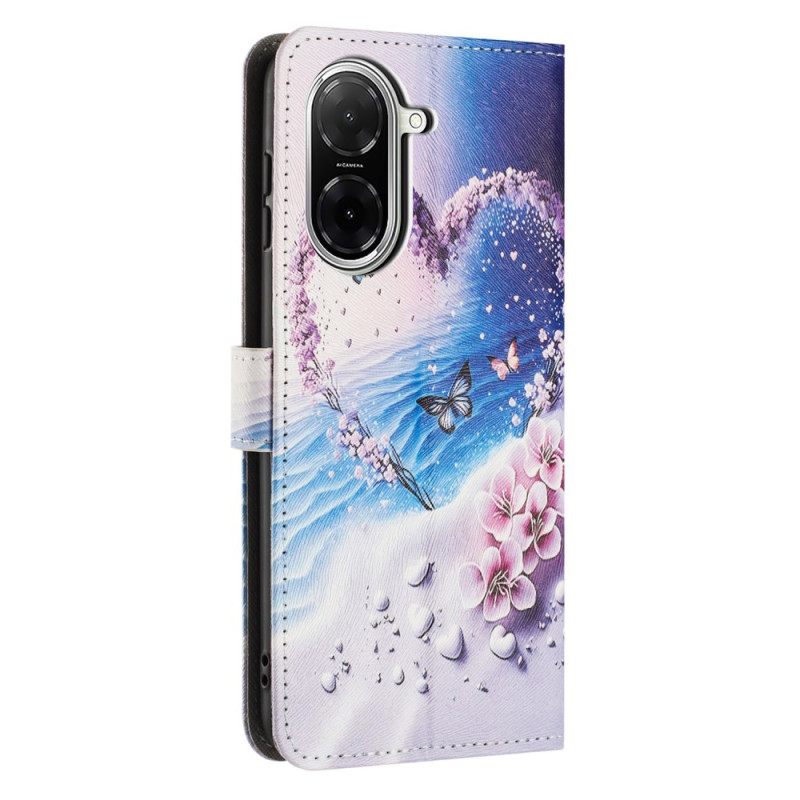 Δερματινη Θηκη Poco C71 Καρδιά