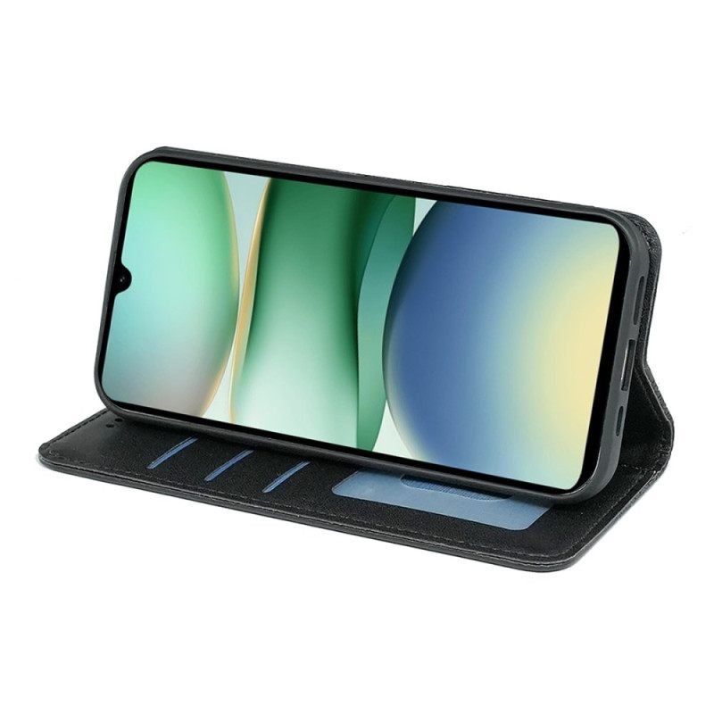 Δερματινη Θηκη Poco C71 Καρό Σχέδιο