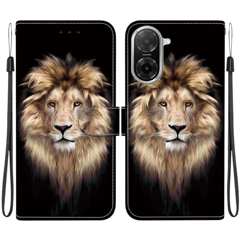 Δερματινη Θηκη Poco C71 Λιοντάρι